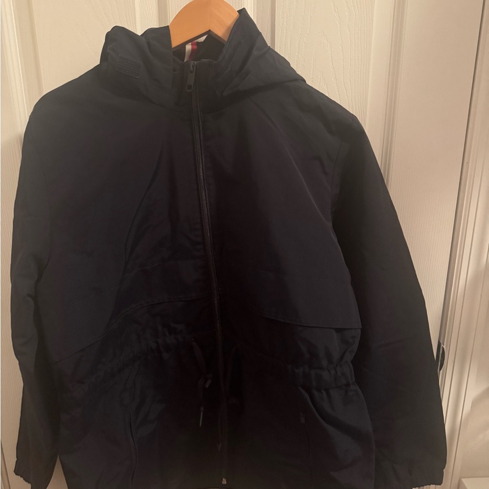 Tommy Hilfiger Black and White Logo Jacket